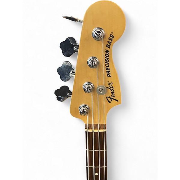 Used Fender American Special Precision Bass Olympic White Electric Bass Guitar