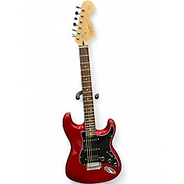 Used Squier Affinity Stratocaster Candy Apple Red Solid Body Electric Guitar