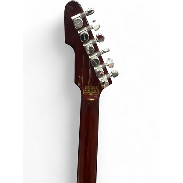 Used Schecter Guitar Research E-1 CUSTOM Amber Solid Body Electric Guitar