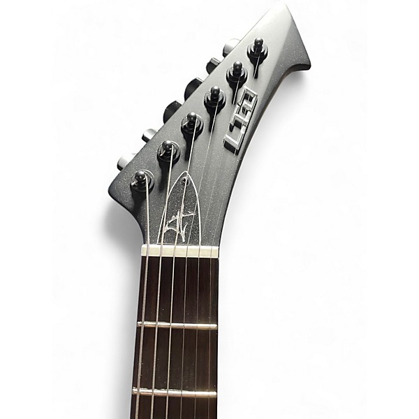 Used ESP LTD James Hetfield Snakebyte BLACK Solid Body Electric Guitar