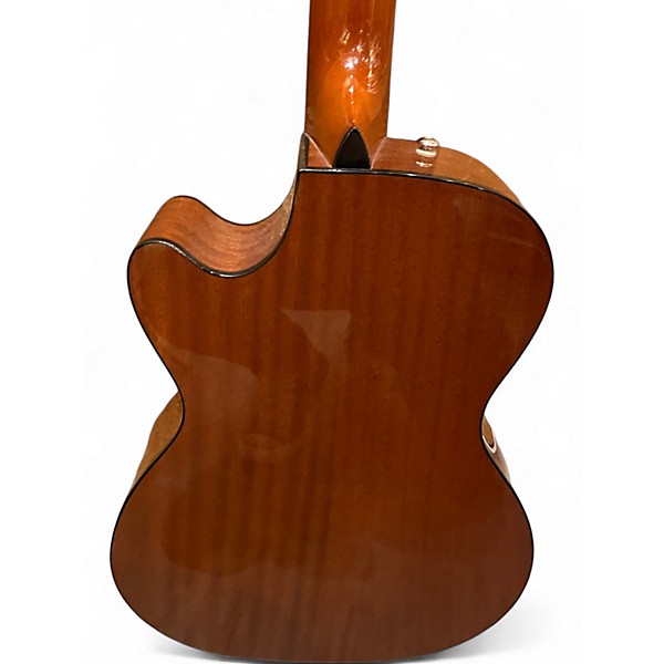 Used Fender CB60SCE NATRUAL Acoustic Bass Guitar