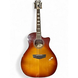 Used D'Angelico PREMIER FULTON Sunburst 12 String Acoustic Electric Guitar