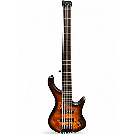 Used Ibanez EHB1505 HEADLESS BASS Dragon Eye Burst Electric Bass Guitar