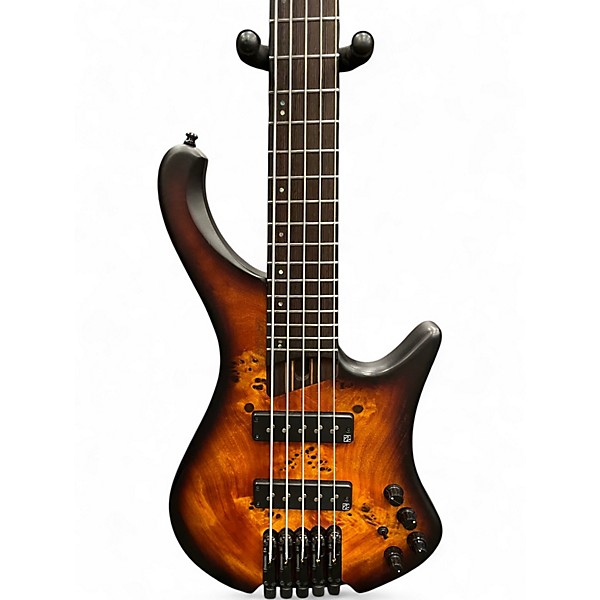 Used Ibanez EHB1505 HEADLESS BASS Dragon Eye Burst Electric Bass Guitar