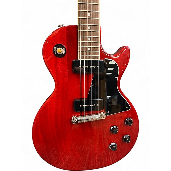 Used 2024 Gibson Les Paul Special Vintage Trans Cherry Solid Body Electric Guitar