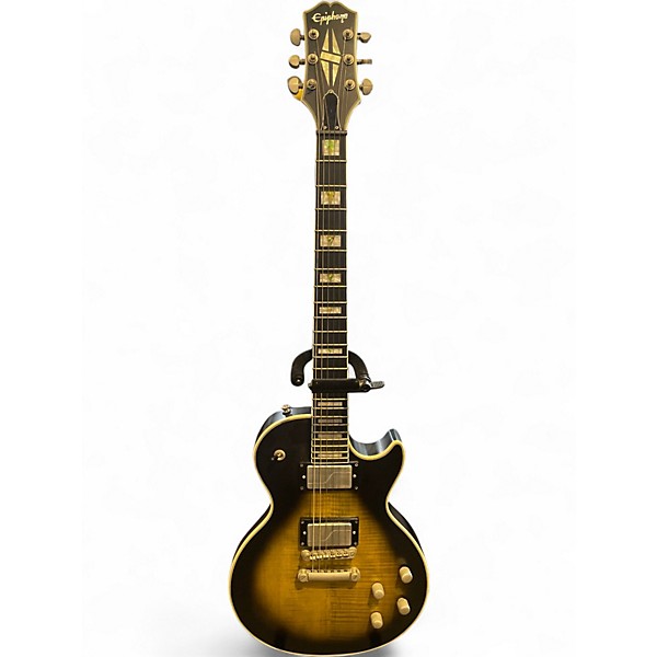 Used Epiphone Les Paul Prophecy Olive Tiger Aged Gloss Solid Body Electric Guitar