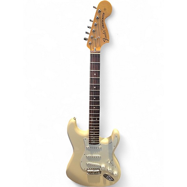 Used Fender Albert Hammond Jr Signature Stratocaster Olympic White Solid Body Electric Guitar