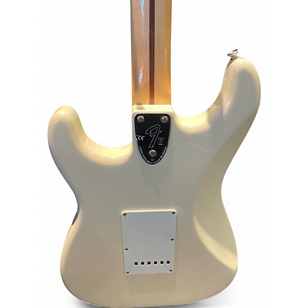 Used Fender Albert Hammond Jr Signature Stratocaster Olympic White Solid Body Electric Guitar