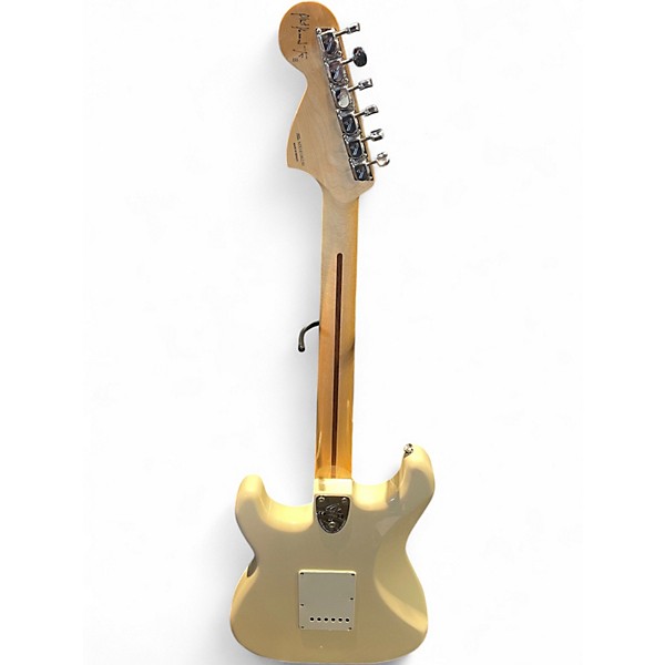 Used Fender Albert Hammond Jr Signature Stratocaster Olympic White Solid Body Electric Guitar