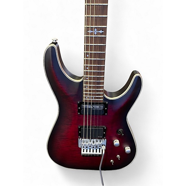 Used Schecter Guitar Research C-1 Satin Red Solid Body Electric Guitar
