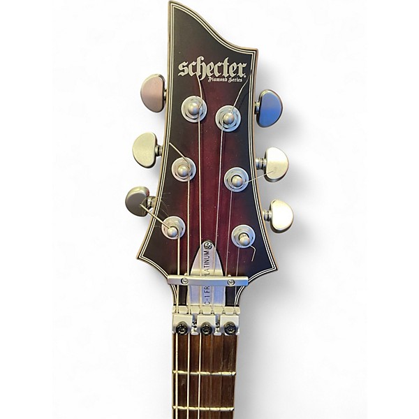 Used Schecter Guitar Research C-1 Satin Red Solid Body Electric Guitar