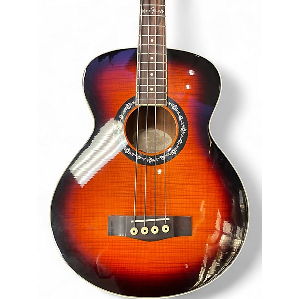 Used Fender T Bucket Bass 3 Tone Sunburst Acoustic Bass Guitar