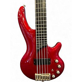 Used Cort CURBOW BASS Candy Apple Red Electric Bass Guitar