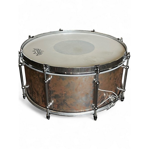 Used Hello Drum 14X7 Raw Steel Custom Raw Drum