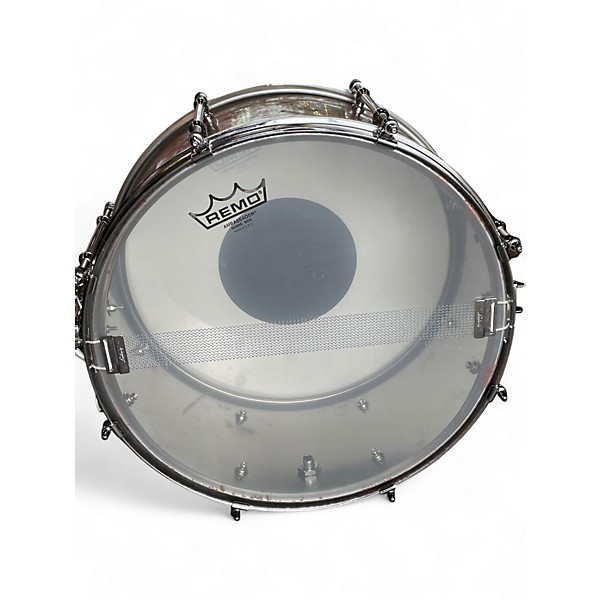 Used Hello Drum 14X7 Raw Steel Custom Raw Drum