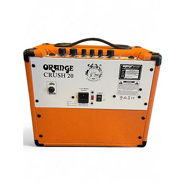Used Orange Amplifiers Crush 20 20W 1x8 Guitar Combo Amp