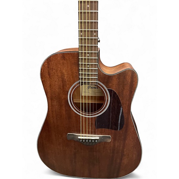 Used Ibanez AW54CE-OPN Natural Acoustic Electric Guitar