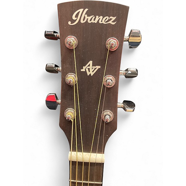 Used Ibanez AW54CE-OPN Natural Acoustic Electric Guitar