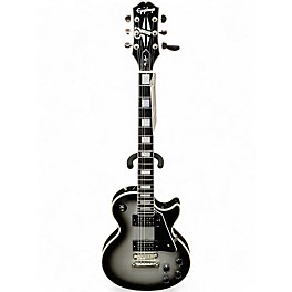 Used Epiphone Les Paul Custom Silverburst Solid Body Electric Guitar