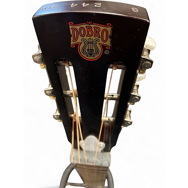 Used 1980s Dobro F60 Black Resonator Guitar