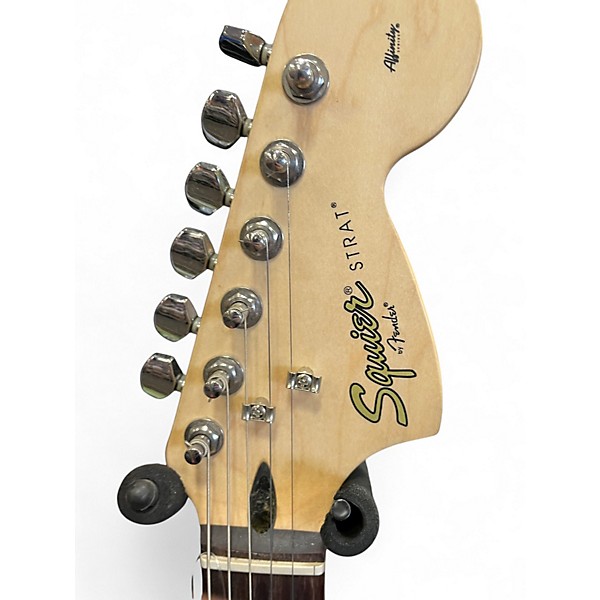 Used Squier Affinity Stratocaster Black Solid Body Electric Guitar