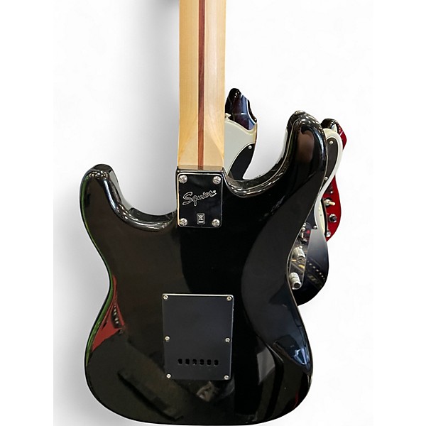 Used Squier Affinity Stratocaster Black Solid Body Electric Guitar