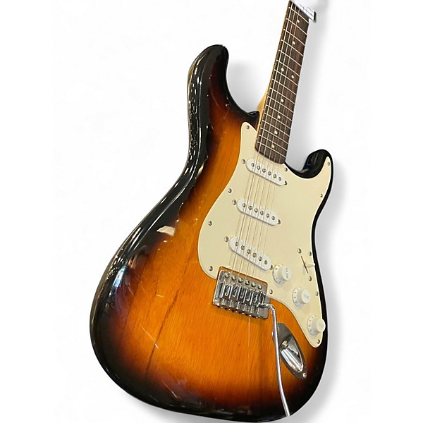 Used Squier Affinity Stratocaster SUN BURST Solid Body Electric Guitar