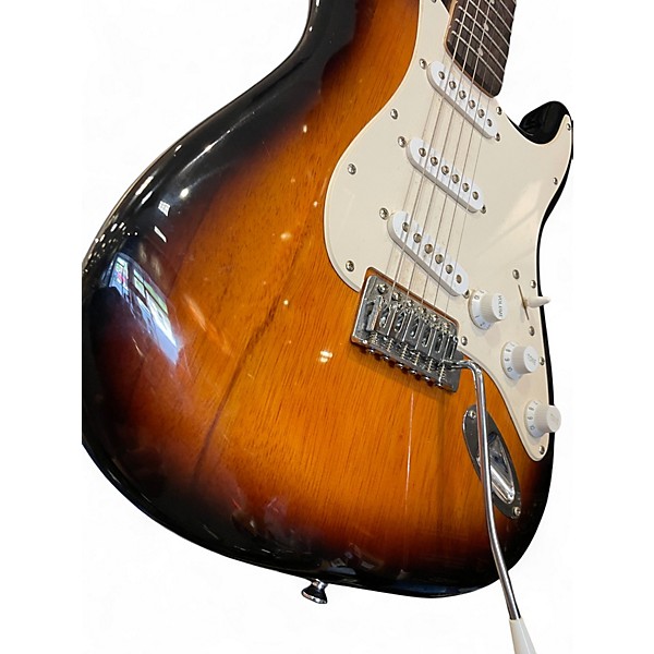 Used Squier Affinity Stratocaster SUN BURST Solid Body Electric Guitar