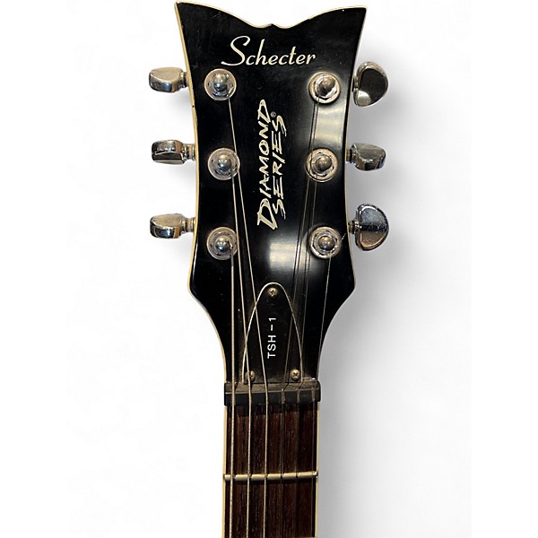 Used Schecter Guitar Research TSH1 Red Hollow Body Electric Guitar