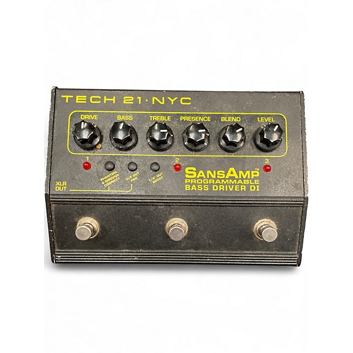 ギター Tech 21 NYC SansAmp Bass D DI Bass Driver Programmable – Tech 21 NYC