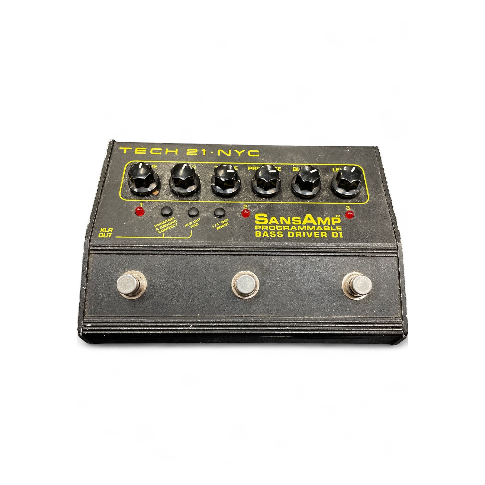 Used Tech 21 Sansamp PBDR Bass Driver DI Bass Effect Pedal