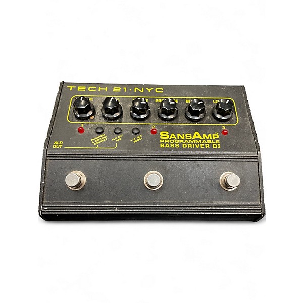 Used Tech 21 Sansamp PBDR Bass Driver DI Bass Effect Pedal