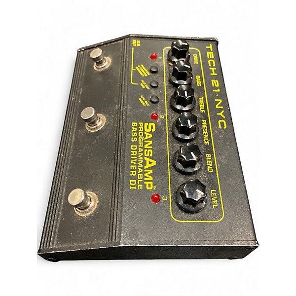 Used Tech 21 Sansamp PBDR Bass Driver DI Bass Effect Pedal