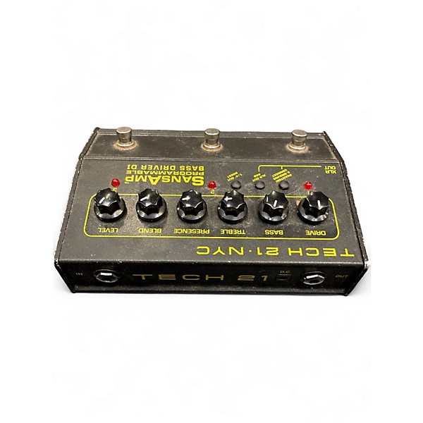Used Tech 21 Sansamp PBDR Bass Driver DI Bass Effect Pedal