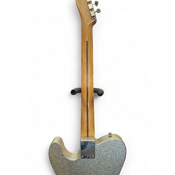 Used Fender Brad Paisley Road Worn Telecaster Silver Sparkle Solid Body Electric Guitar