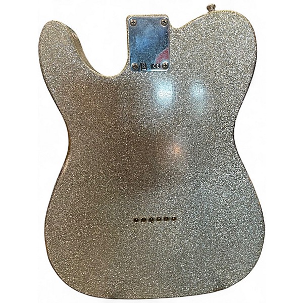 Used Fender Brad Paisley Road Worn Telecaster Silver Sparkle Solid Body Electric Guitar