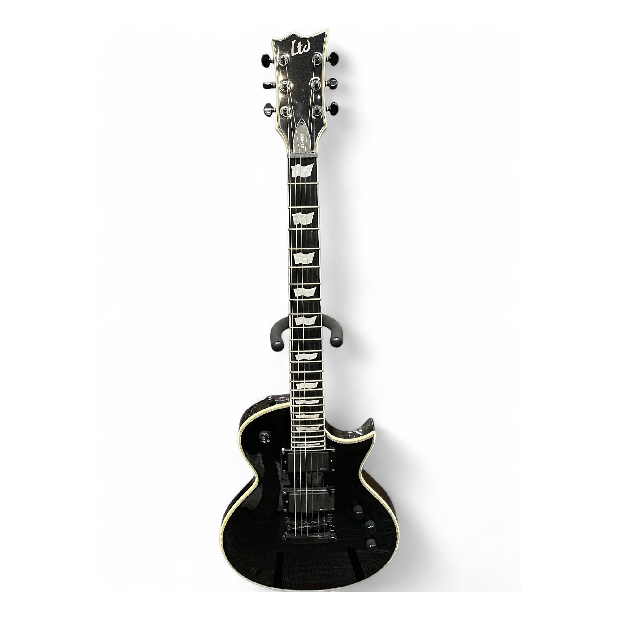 Used ESP LTD EC401 Black Solid Body Electric Guitar Black