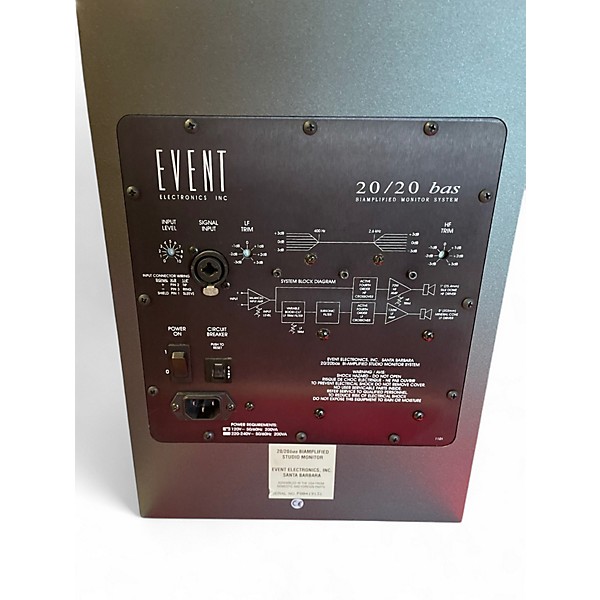 Used Event 20/20 BAS Pair Powered Monitor
