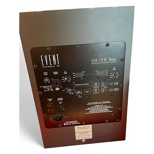 Used Event 20/20 BAS Pair Powered Monitor