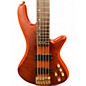 Used Schecter Guitar Research Stiletto Studio 5 String honey satin Electric Bass Guitar