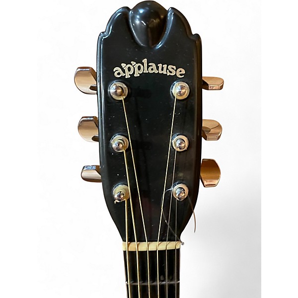 Used Applause AA14 Black Acoustic Guitar