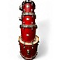 Used Yamaha 4 Piece Tour Custom Candy Apple Red Drum Kit thumbnail