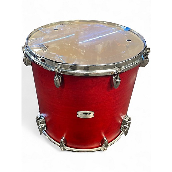 Used Yamaha 4 Piece Tour Custom Candy Apple Red Drum Kit