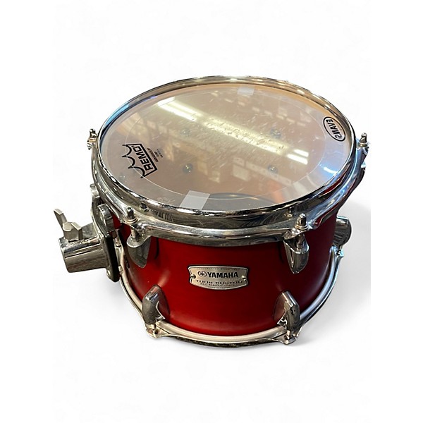 Used Yamaha 4 Piece Tour Custom Candy Apple Red Drum Kit