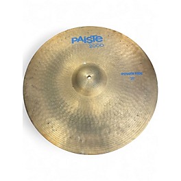 Used Paiste 20in 2000 POWER RIDE Cymbal