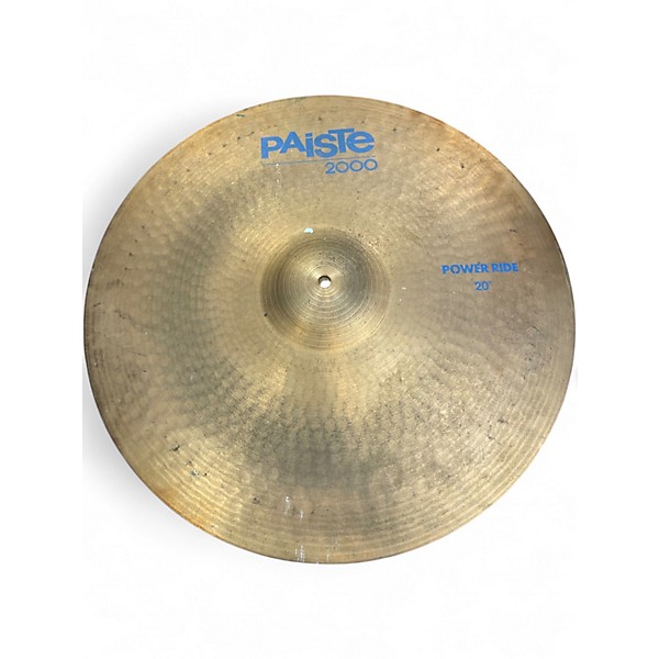 Used Paiste 20in 2000 POWER RIDE Cymbal