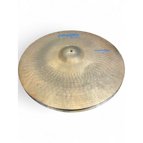 Used Paiste 20in 2000 POWER RIDE Cymbal