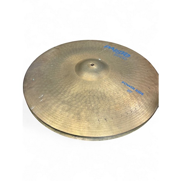 Used Paiste 20in 2000 POWER RIDE Cymbal