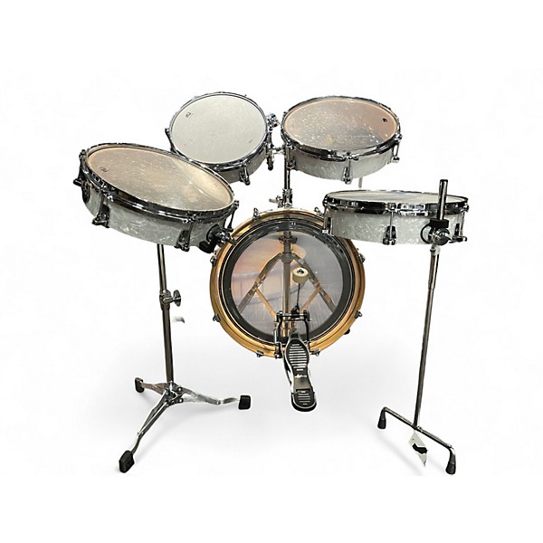 Used DW 20in LOW PRO Pearl White Drum