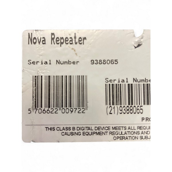 Used TC Electronic Nova Repeater Effect Pedal